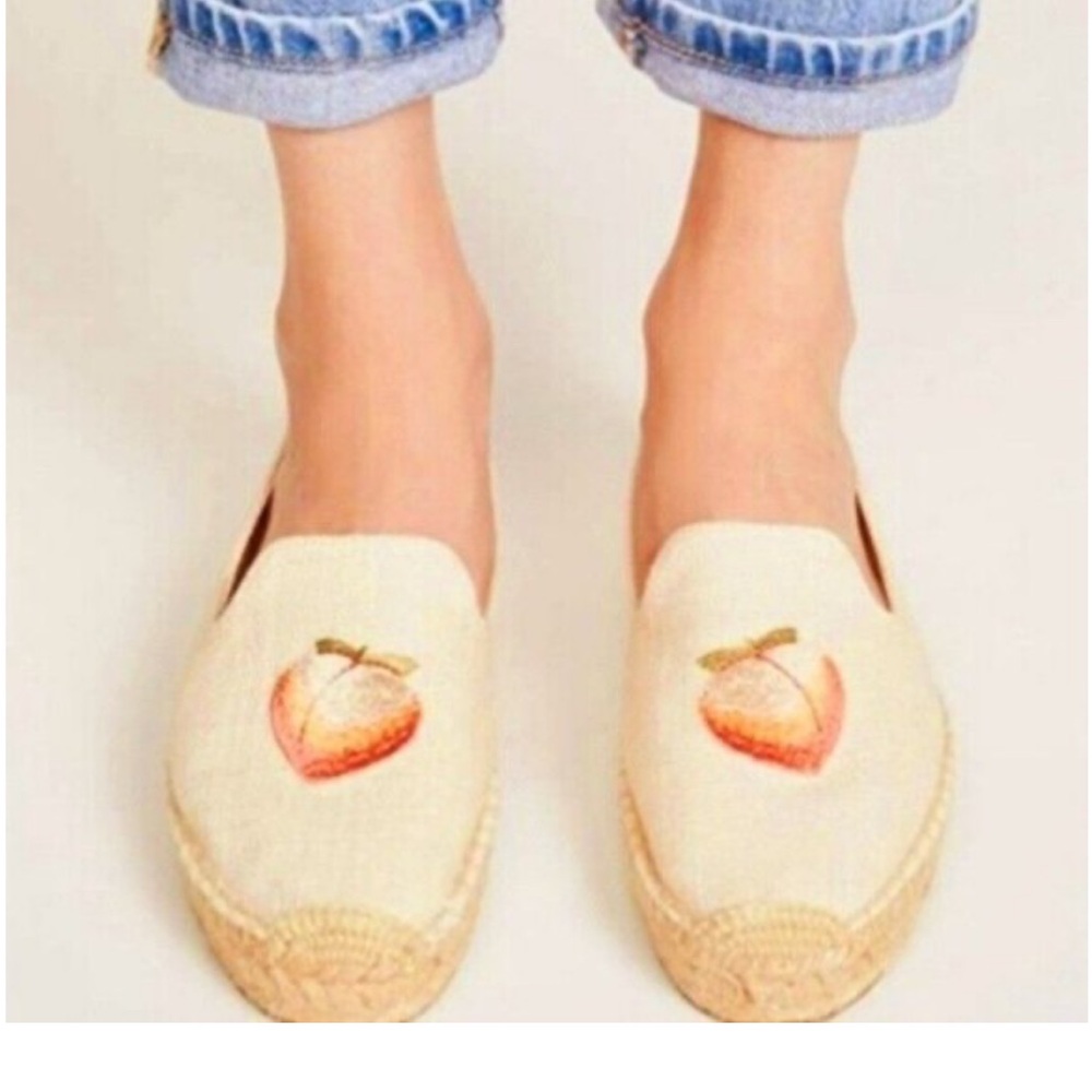 Soludos Peach Bum Smoking Slipper Platform Espadrilles
